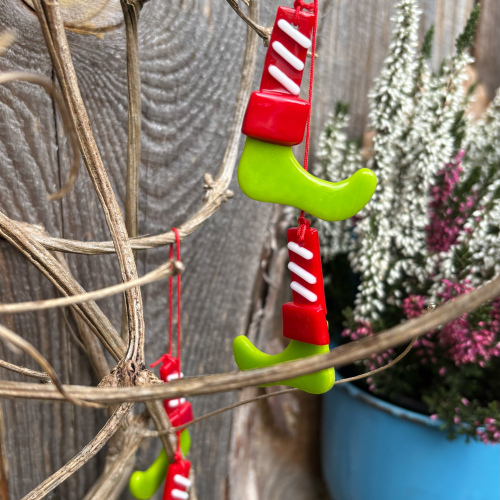 Weihnachtssocken zum anhängen