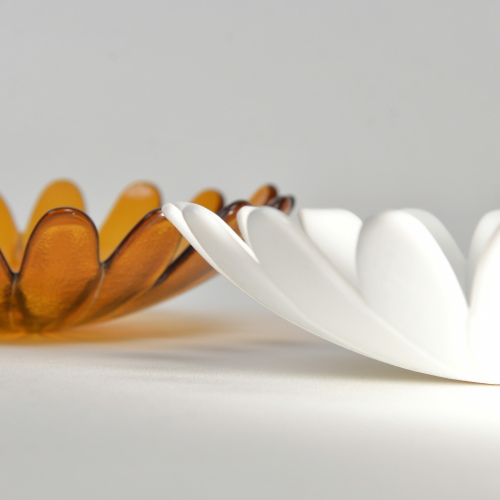Glasschale amber